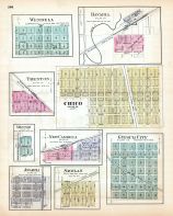 Wendell, Bavaria, Trenton, Chico, Mentor, New Cambria, Gypsum City, Assaria, Smolan, Kansas State Atlas 1887